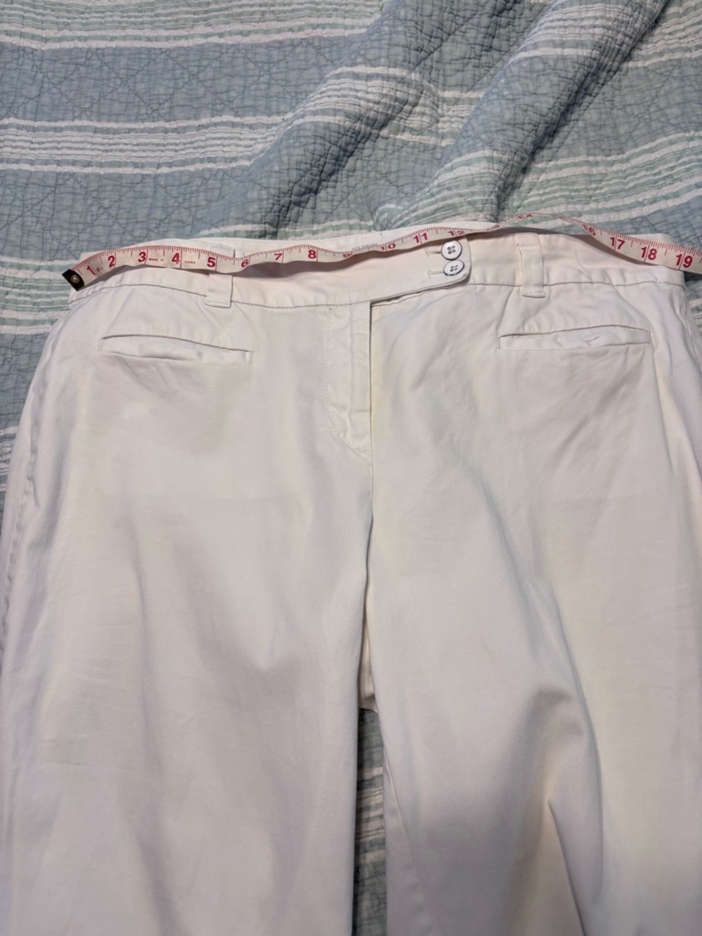 LOFT White Original Crop Pants - Picture 5 of 8
